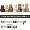Katzen Smart GPS Tracker Halsband Anti-Verlust Kätzchen Wasserdichter Tracker Hund Verstellbare Sicherheits schnalle Reflektierendes GPS Halsband Zubehör