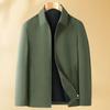 Men's Lapel Jacket for Middle-aged and Elderly Dads, Thin Spring/Autumn Administrative Style