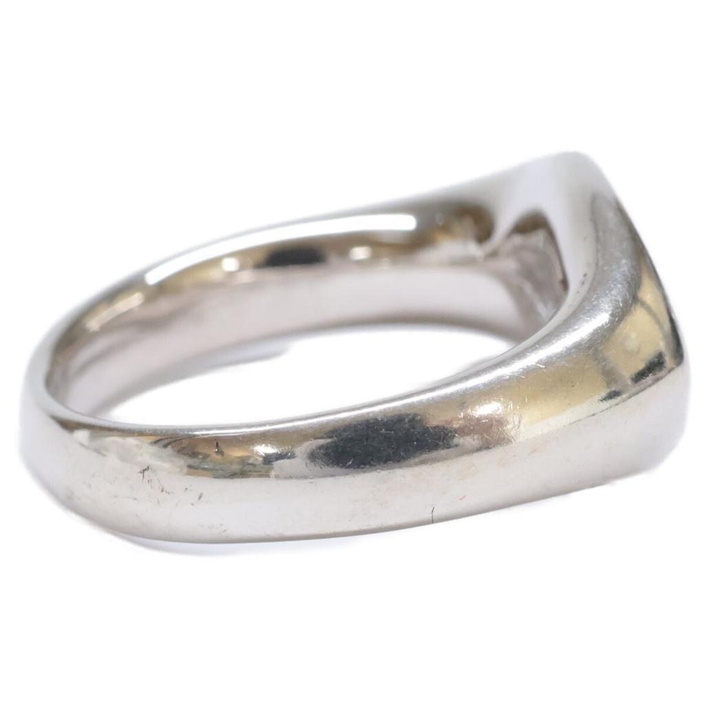 TIFFANY&Co. 925 Vintage Oval Signet Ring Ring SilverUsed