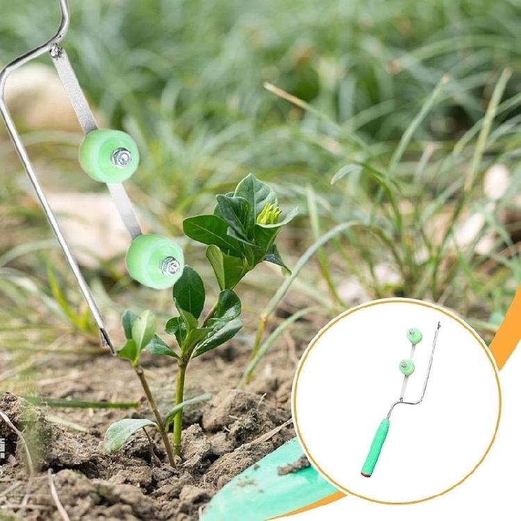 Pair Of Gardening Tools For Sweet Potato Seedling Cultivation Ergonomic Grip Reinforced Iron Structure Smooth Mobility