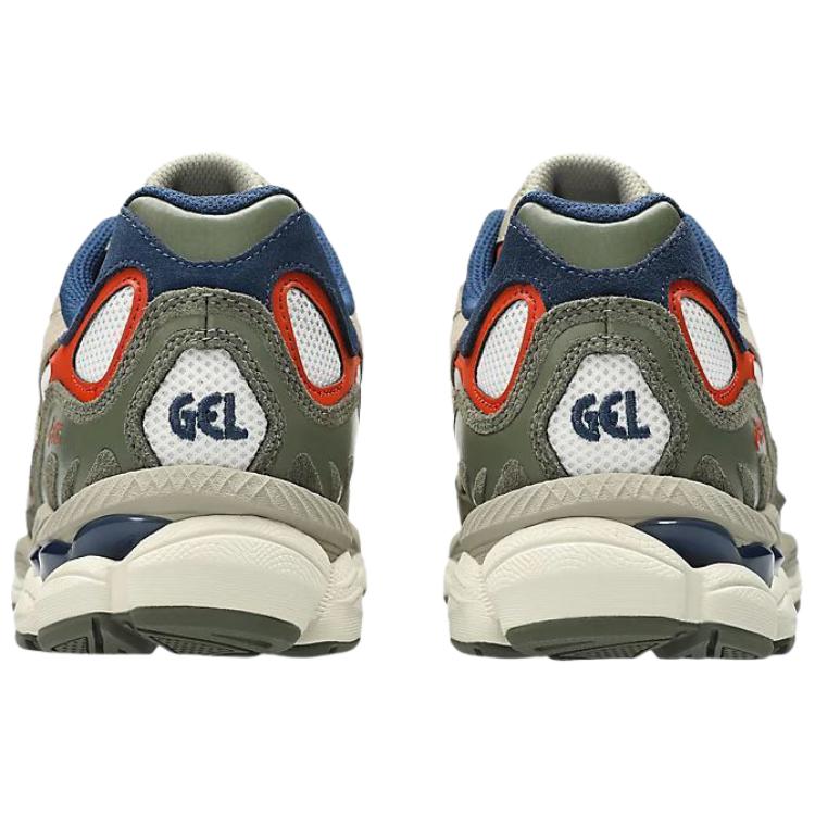 Asics GEL NYC Breathable Rubber Training Running Shoes Unisex Green Red 1203A383-108