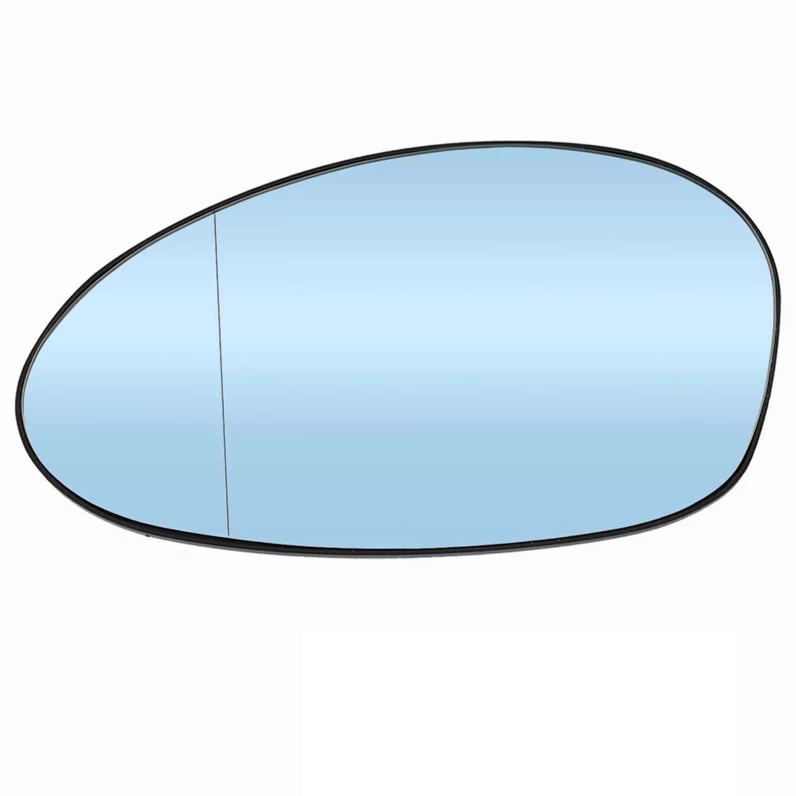 

Left & Right Outside Rearview Mirror Lens Front Left & Right Wing Mirror Glass Blue L