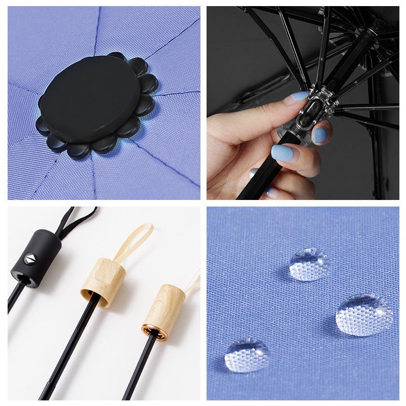 Cartoon Automatic Folding Umbrella Vinyl Sunshade Sunscreen Umbrella Weather and Rain
