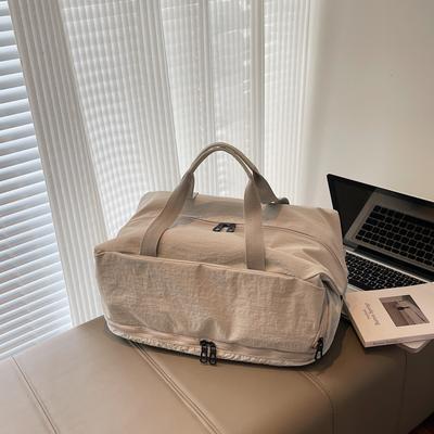 Short Trip Bag, Large Capacity, Classy Tote Bag for Women, Sports Lightweight Fitness Bag, Business Trip Storage Duffel Bag for Men