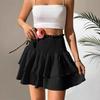 2025 Damen High Waist Unifarbener Faltenrock - Schlankmachend, Sportlich Sommer Neuheiten