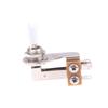 L-Type 3 Way Toggle Switch Right Angle L-Shaped Electric Guitar Pickup Selector Switch With Black/ Yellow/ White Plastic Cap