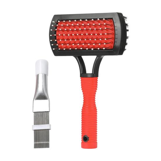 

2 шт./компл. набор щеток для чистки змеевика кондиционера из нержавеющей стали, щетка-игла, гребень для плавников