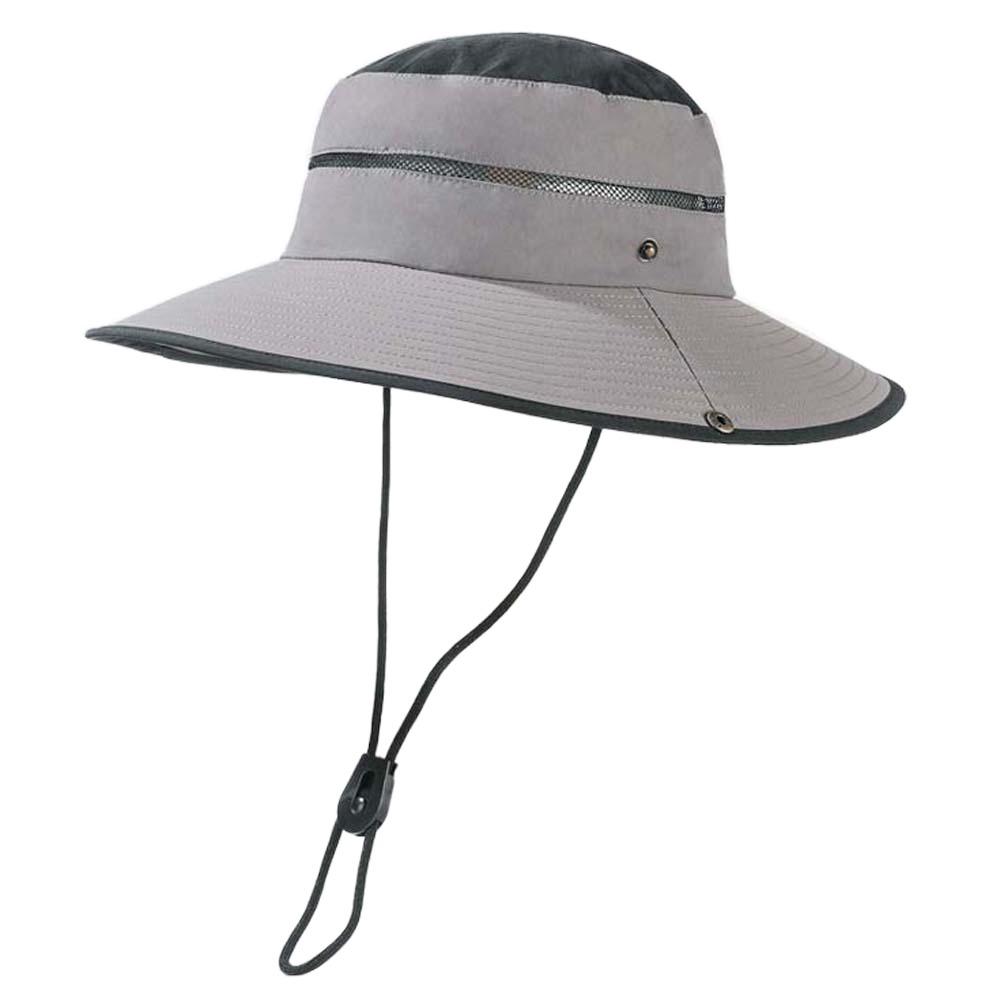 

Нейлоновая быстросохнущая кепка для походов, шляпа ковбоя, шляпа рыбака для мужчин, весна серый