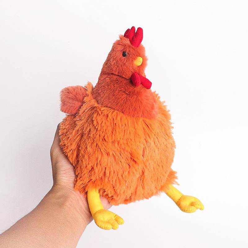2024 New Cecile Same Style Simulation Chicken Plush Toy Kids Toys Gift Hairy