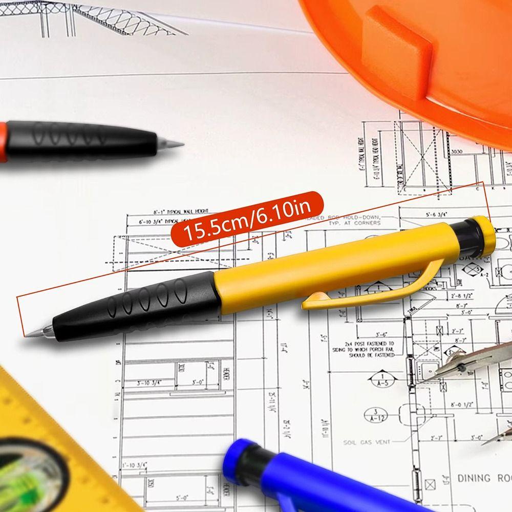 1Set Built-in Sharpener Mechanical Pencil Woodworking Marking Tool  Woodworking Construction