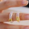 Valentine's Day Gift Chalcedony Finger Ring Women's Accessories Chinese Style Ring Flowers  Ring