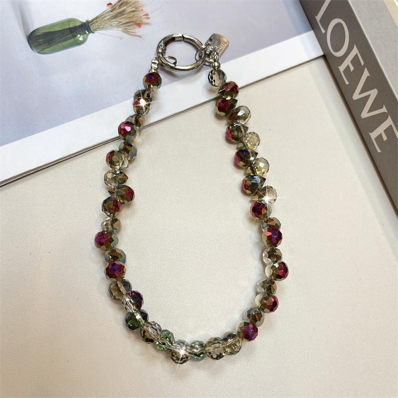 Water Crystal Phone Lanyard With Pvc Chain For Women And Men Personal Accessories