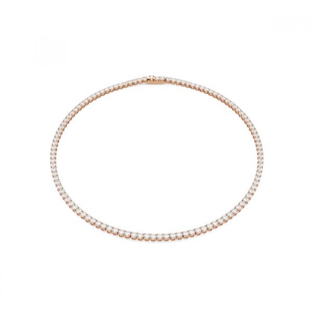 Swarovski Necklace Women Rose Gold Tone 5764194