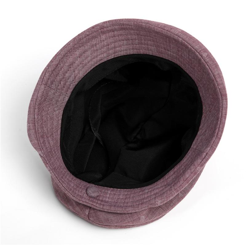 Petit chapeau de pêcheur à bords roulés avec décor de ceinture à nœud, chapeau de soleil Simple et élégant, chapeaux seau adaptés aux voyages