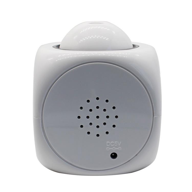 Home Bedroom Silent Alarm Clock: LCD Backlight, Voice Time, Projection, Desktop Décor, Snooze Function