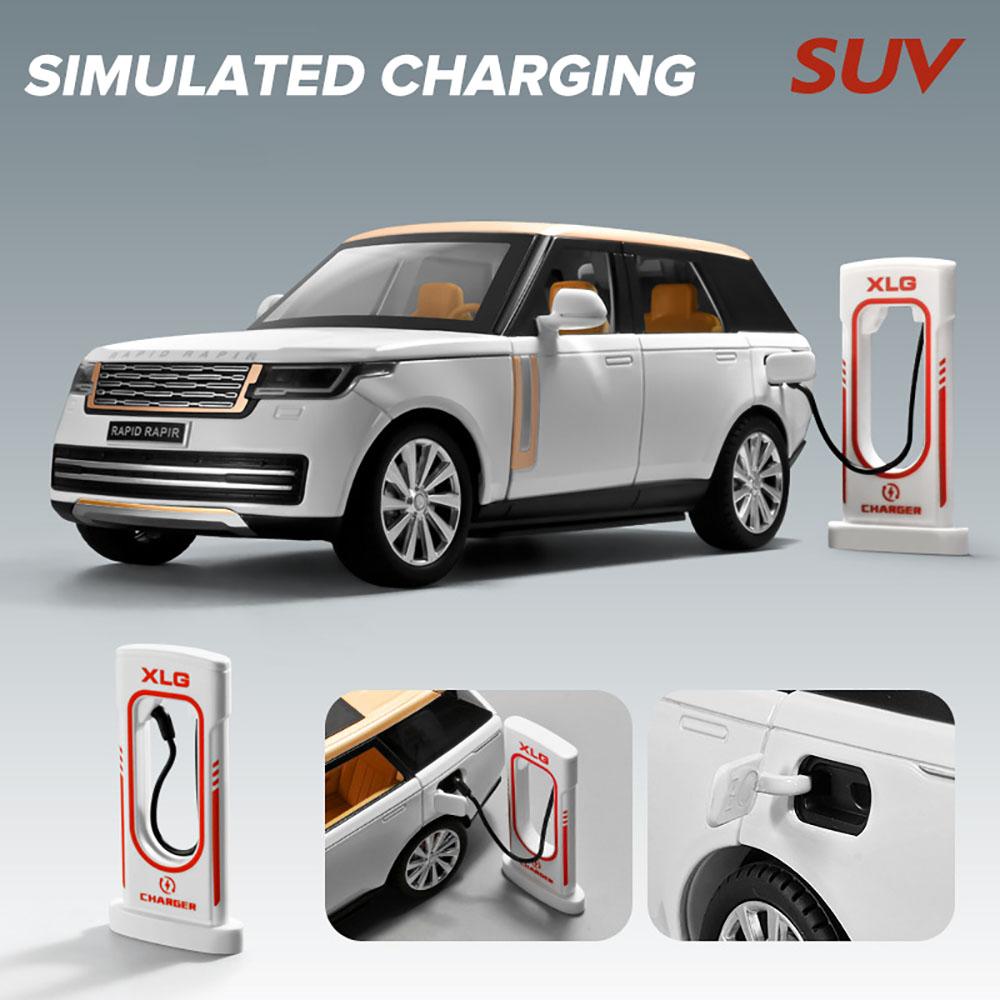 1/24 skala Range Rover SUV Metall Diecast Legering Lekebil Modell Lastebiler For Barn Leker Kjøretøy Hobby Collection