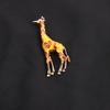 Fashionable And Versatile Animal Brooch With Diamond Inlaid Enamel Pin Accessories