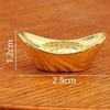 Feng Shui Simulated Gold Ingot Home Decor