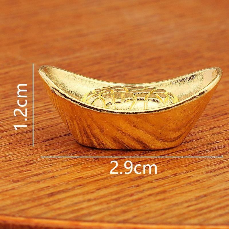 Feng Shui Simulated Gold Ingot Home Decor