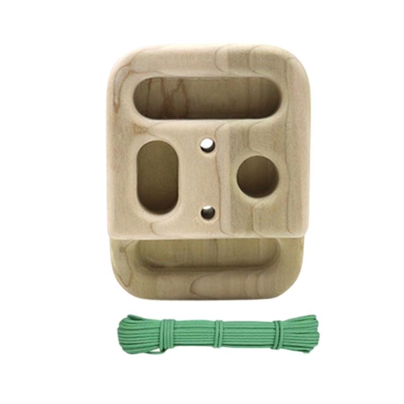 Портативная деревянная доска для подвешивания Тренировочная доска для скалолазания Укрепляющее устройство для пальцев Деревянная доска для подвешивания Тренировочная доска для пальцев Выносливый 1