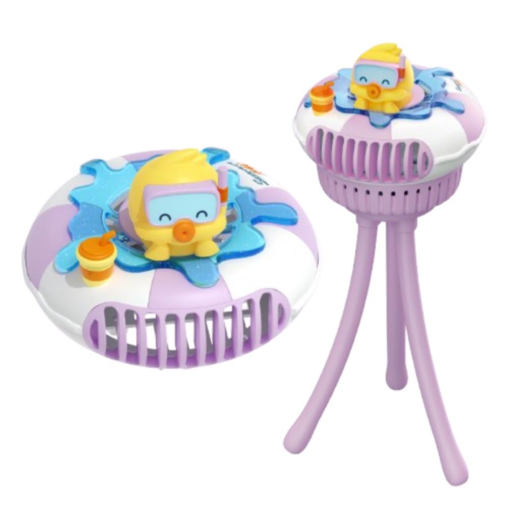 Octopus Portable Baby Stroller Fan USB Rechargeable Handheld Electric Fan Outdoor Small Fan  Home