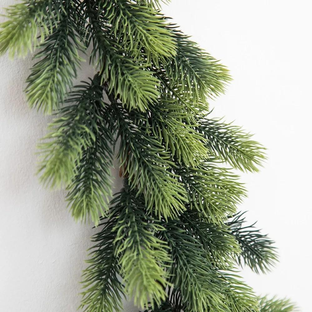 Artificial Christmas Pine Garland, Greenery Winter Garland Decor for Home, Wall, Porch, Table, Mantle, Indoor Outdoor Decoration