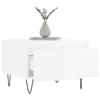 Coffee Tables 2 pcs High Gloss White 50 x 46 x 35 cm Particleboard