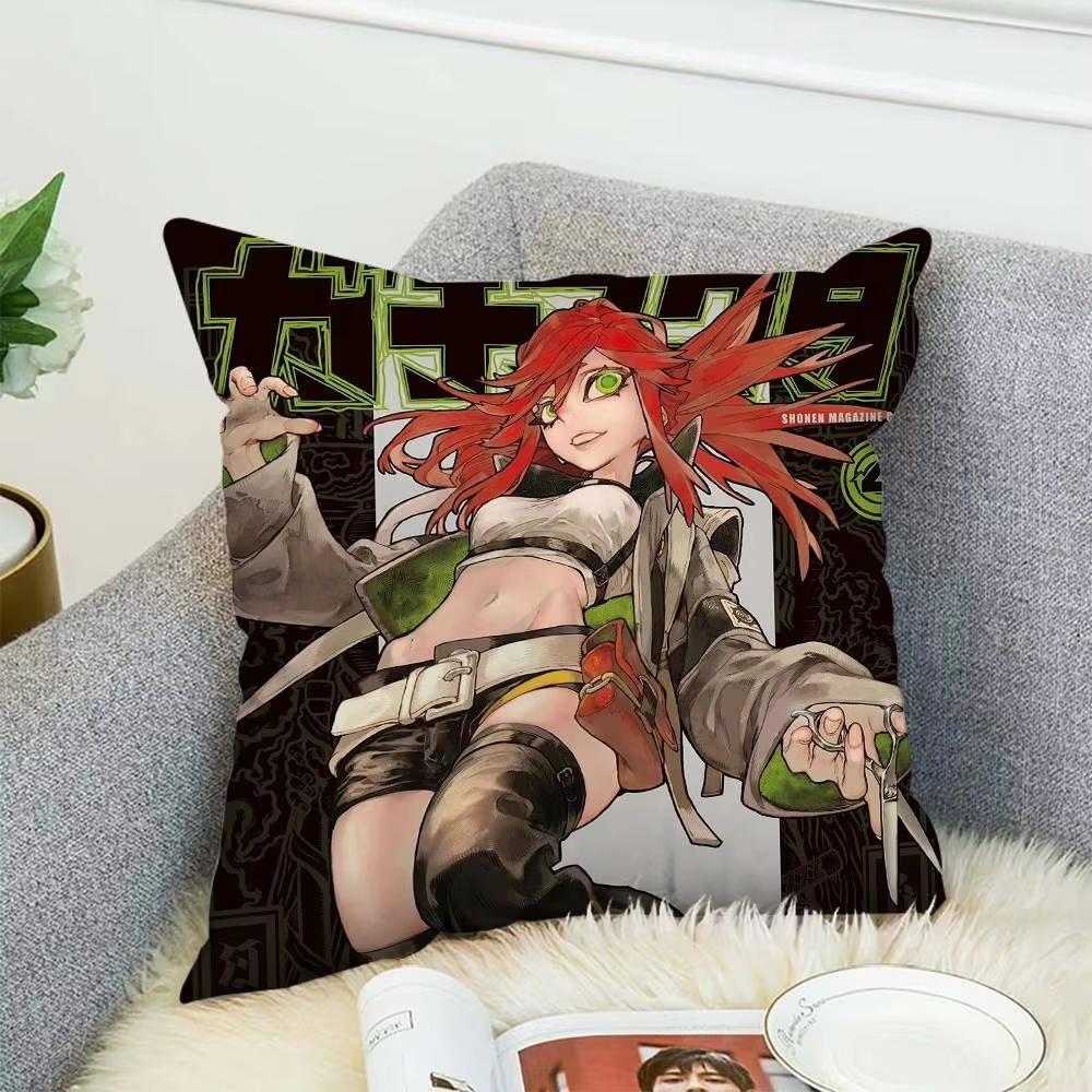 Двусторонняя аниме-наволочка Gachiakuta, декоративная наволочка для подушки на диван, домашний декор и мягкий комфорт 45cmx45cm