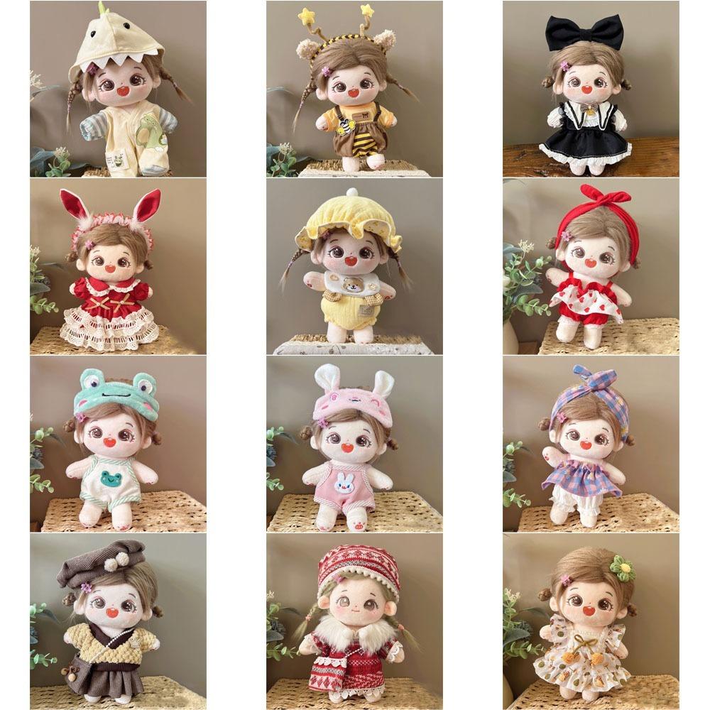1 set Dress Up 20cm Cotton Doll Clothes Outfit No Attributes Dolls Clothes Children's Gift