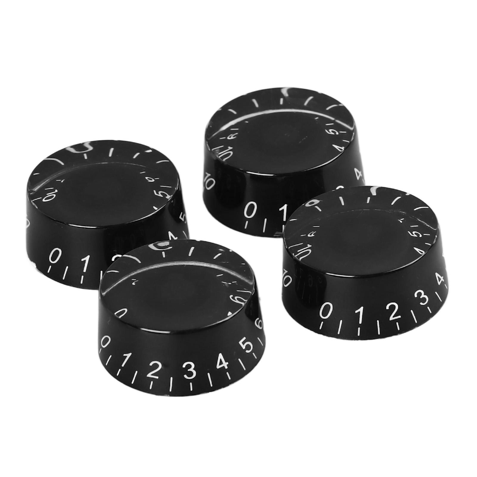 

4 шт. Электрогитара Ручка управления громкостью Тон Fit Top Clear Scale Пластиковый набор инструментов