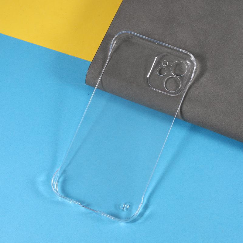 Hard PC Phone Case for iPhone 12 6.1 Inch Protective Slim Case Frameless Transparent Cell Phone Cover