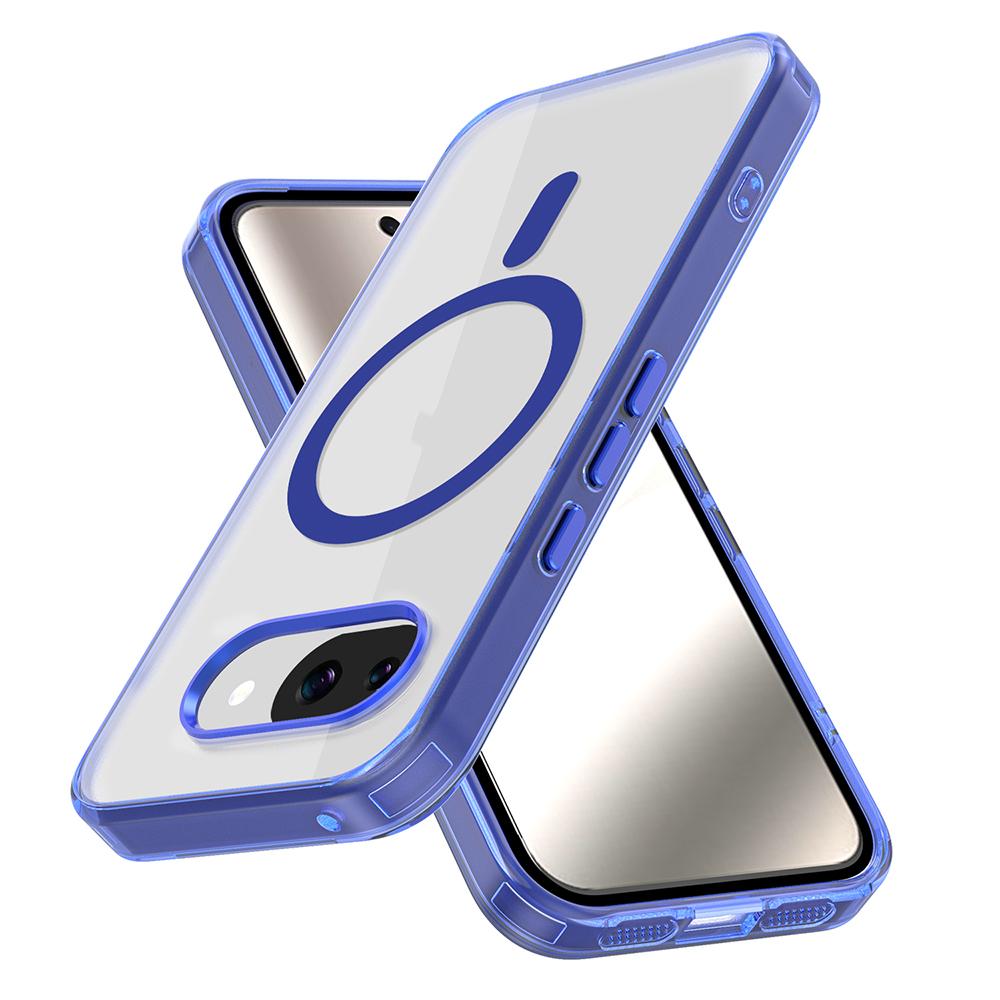 Anti-drop Transparent Magnetic Case For Google Pixel 10 10Pro 10ProXL 10A 9A For Wireless Charging Acrylic Cover