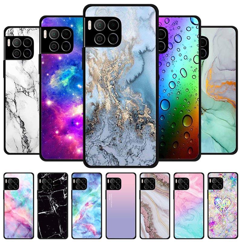 For T-Mobile REVVL 7 Pro Case Revvl7 Pro Luxury Soft Silicone Phone Case for T Phone 2 Pro 5G Gradient Color Marble Funda Bumper