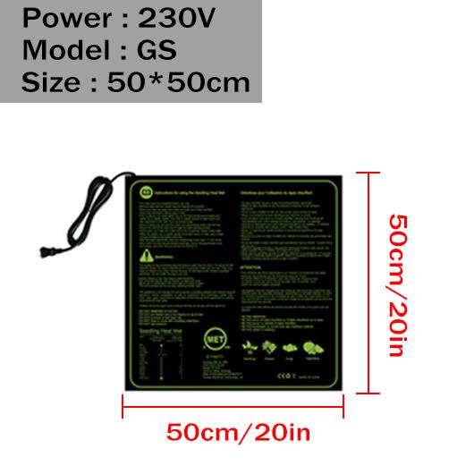 Bonsai Seedling Plants Heat Mat Flower Germination Propagation Clone Starter Pad Garden Nursery cultivation Supplies US EU Plug