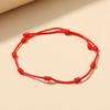 2ks 7 knots Lover Red String náramek přátelství přitahující bohatství amulet úspěch