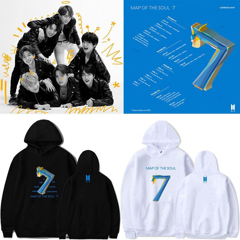 Bts Kpop Of The Soul7 Bangtan Boys Hoodie Coat Pullover Sweatshirt Top