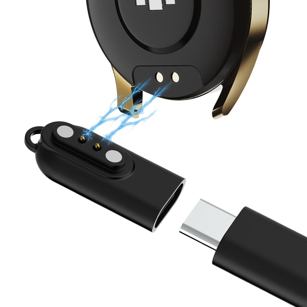 Type-C Magnetic Charger Cable Converter for Blackview R3 Willful IP68 SW021 Watch USB Cable Charging Converter Lightweight