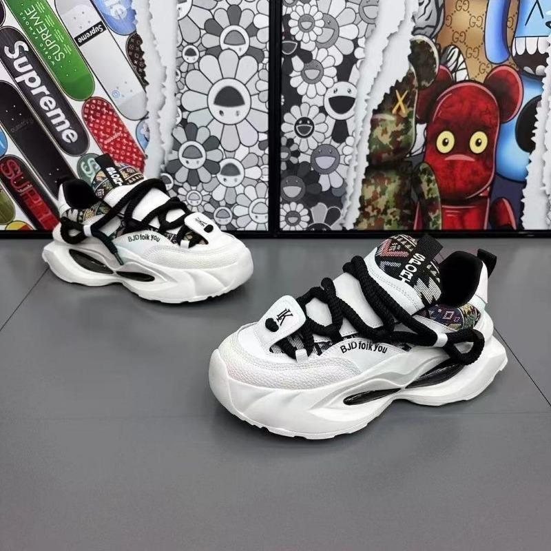 Designer Men's Platform Sneakers Outdoor Non Slip Damping Air-cushion Running Shoes Four Seasons Male Tennis Sport Shoes Zapatos