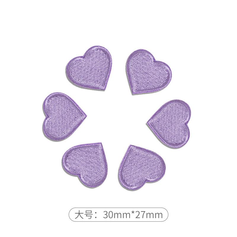 Selbstklebender Liebes-Patch-Aufkleber, Kleidung, Hosen Dekorationsaufkleber, Daunenjacke, Lochfreie Reparatur, Herzförmiger Stickstoffaufkleber