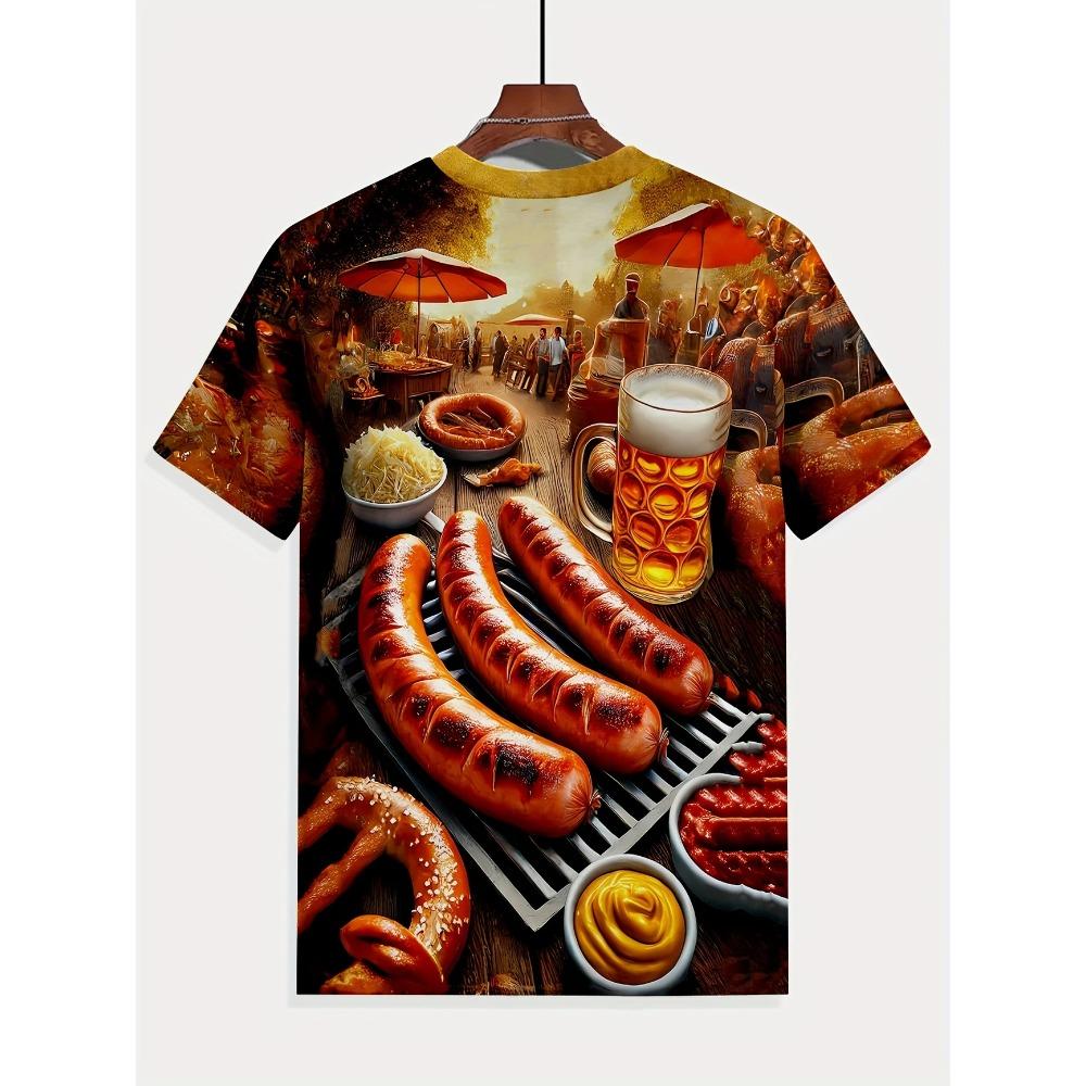 Summer Cartoon Fruit Graphic 3D Print T Shirt Men Fashion Short Sleeve T-shirts Harajuku Y2K Tees Tops Women Clothing
