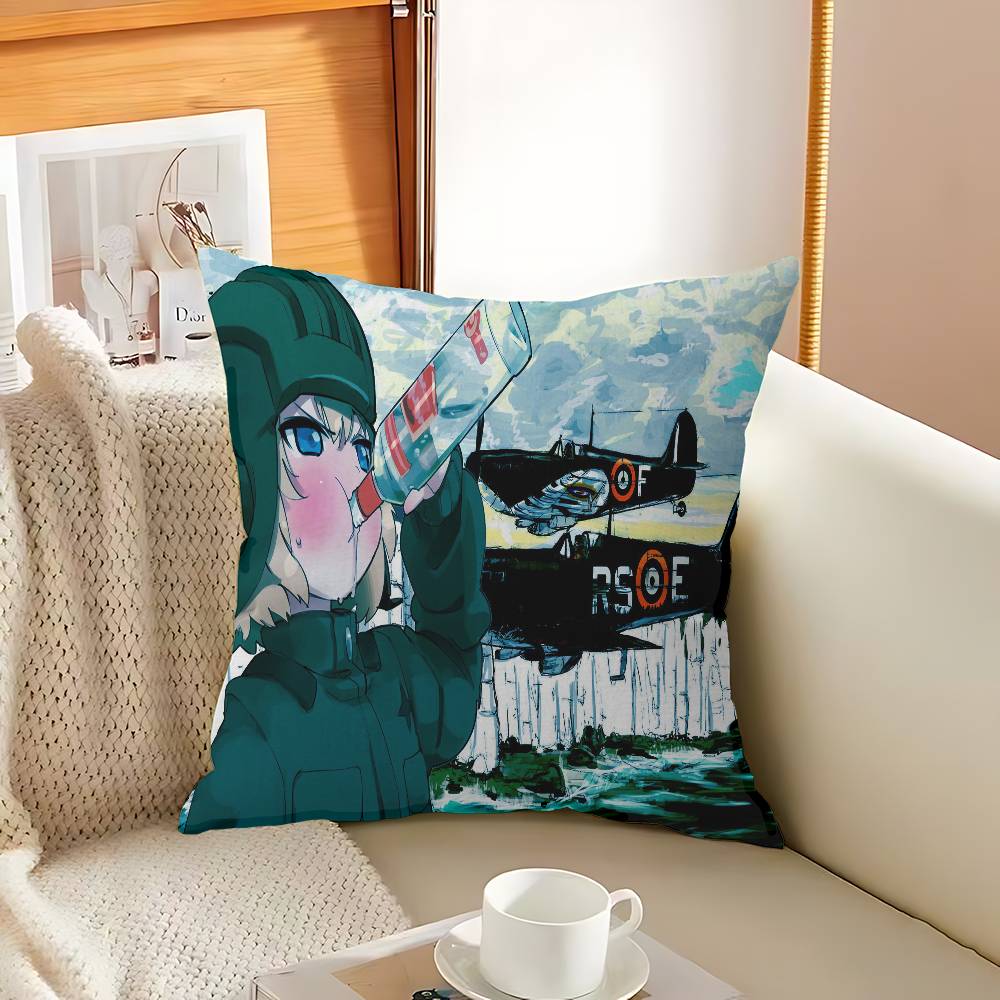 

G-GIRLS Und P-PANZER Cushion Cover Inches Farmhouse Decor Home Throw Pillow Covers for Couch Decorations 12x12Inch
