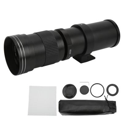 420–800 mm F8.3–16 Teleobjektiv mit manuellem Zoom, Objektiv mit langer Brennweite, komplett aus Metall für Kameras mit AI-Mount