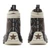 Converse Run Star Hike Zip Comfortable and Casual High-Top Canvas Shoes Unisex Snake Print Black
