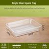 Qianxing Acrylic Rectangular Serving Trays