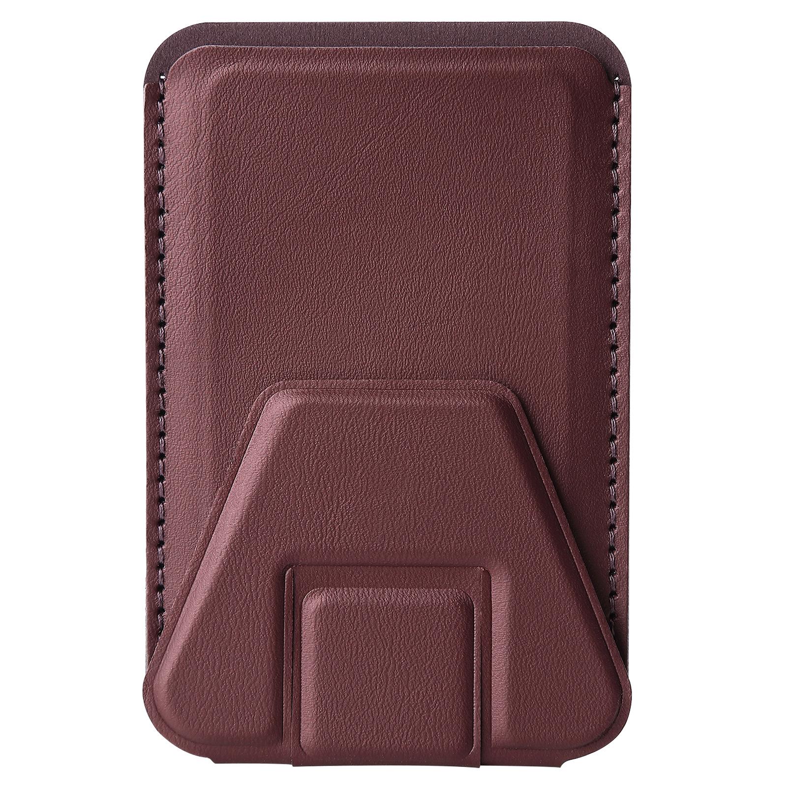 

Чохол-підставка для телефону з PU шкіри з клейким тримачем для карток + Наявність для робочого столу