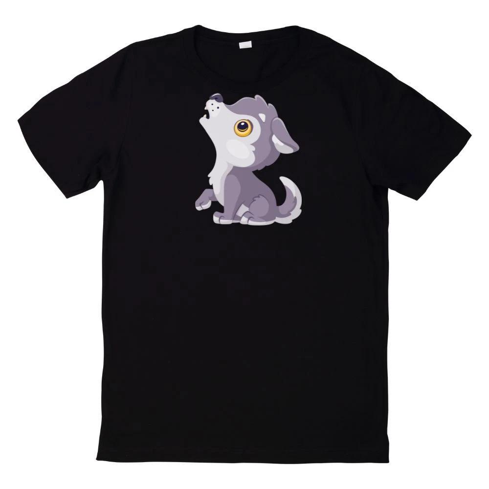 T-Shirt Kleiner Wolf Heult Vollmond An XXL
