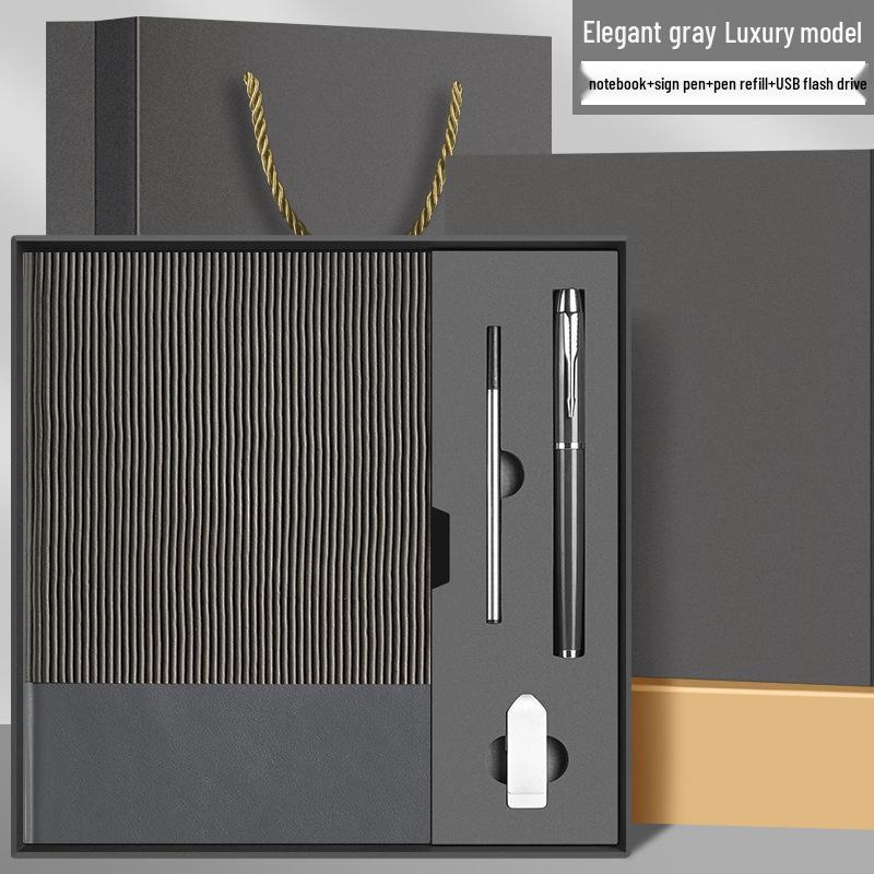 High-End Customizable Office Notebook Gift Set with Logo