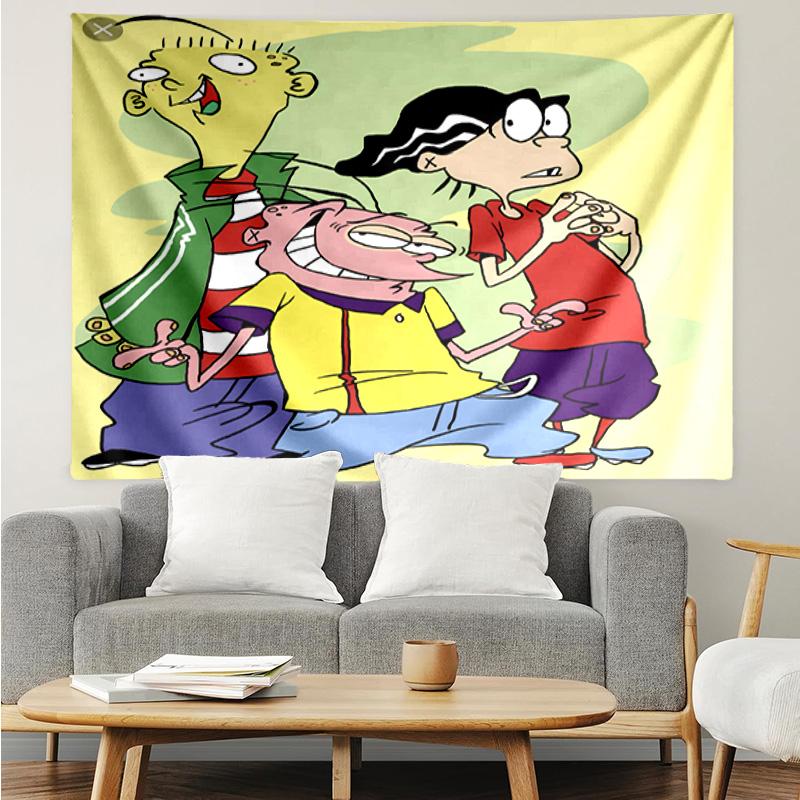 1PC Edd Eddy Adventure Quick-Dry Tapestry, Unique Design Tapestry, Suitable for Bedroom,Livingroom, Playroom,Heartwarming Holiday Gifts
