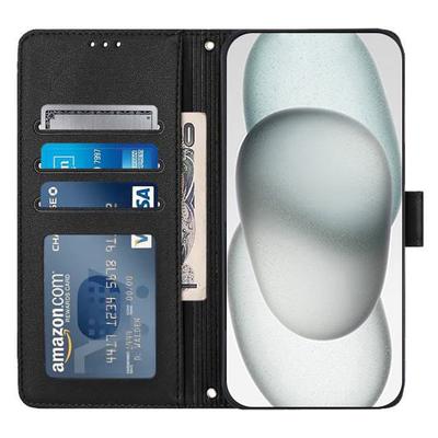Funda para Huawei Pura 70 Pro/Pura 70 Pro+ con Correa Bloqueo RFID Billetera de Cuero Cubierta de Teléfono Patrón Gato Ratón