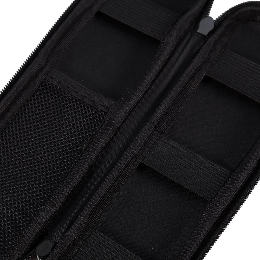 Portable EVA Pen Case 20*6*3.5cm Waterproof Casing Stationery Holder Small Size Black Stylus Pen Case Daily Carry